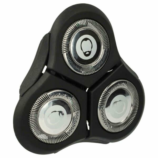 Cabeça de Corte Compatível com Philips RQ11 - vhbw (Preto/Prata)