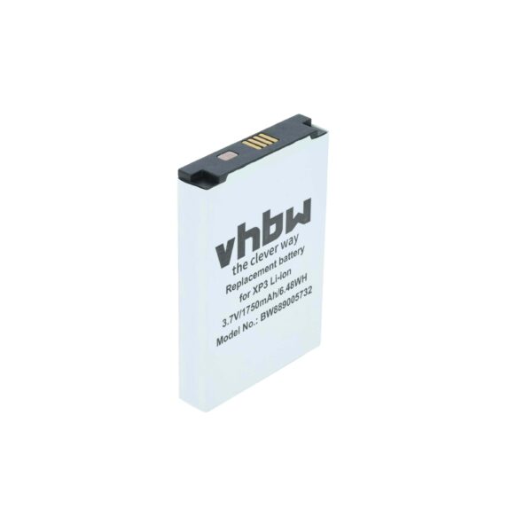 Bateria vhbw para telemóvel Sonim BAT-03180-01S, 1750 mAh, 3.7 V, Li-Ion