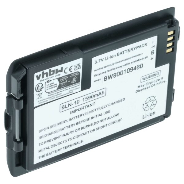 Bateria vhbw para Rádio EADS HT9980AA, BLN-10 - 1590 mAh 3.7 V Li-Ion