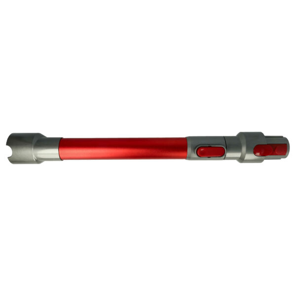 Tubo telescópico vhbw para Dyson V10, V11, V15, V7, V8 - 44,5cm a 66,5cm, vermelho