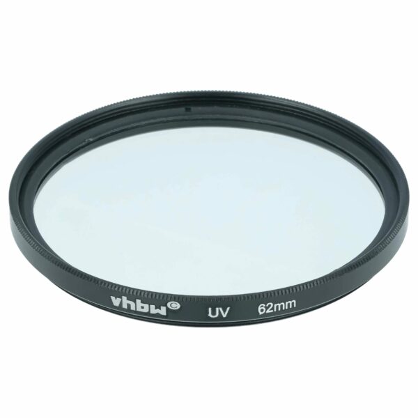 Filtro UV vhbw para Câmaras com Rosca de 62 mm - Proteção de Lente