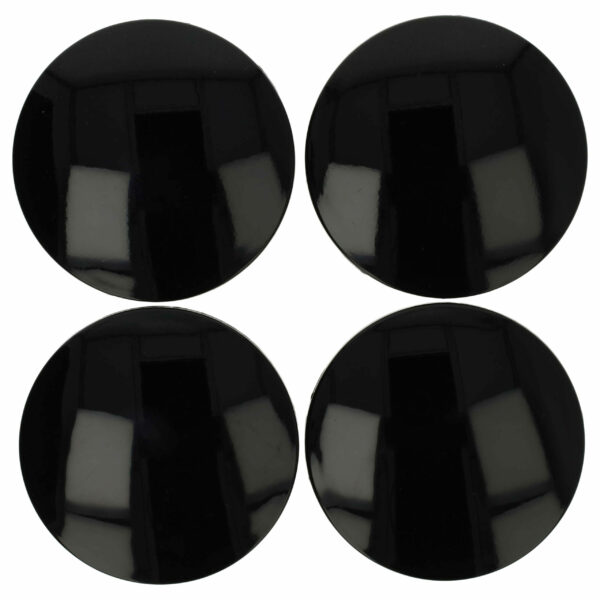 Jogo de 4 Capa de Roda 64 mm para Alutec, ANZIO, ATS, RIAL e outros - Plástico Preto