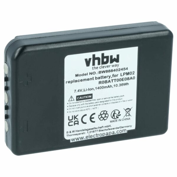 Bateria de Substituição para Comando Autec R0BATT00E08A0, LPM02 - 1400 mAh vhbw