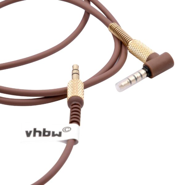 Cabo de Áudio Auxiliar vhbw para Marshall Major Bluetooth e Outros, 150 cm