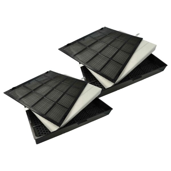 2x Filtro de Substituição para Ideal 8710002 - Pré-filtro + HEPA + Carvão Ativado
