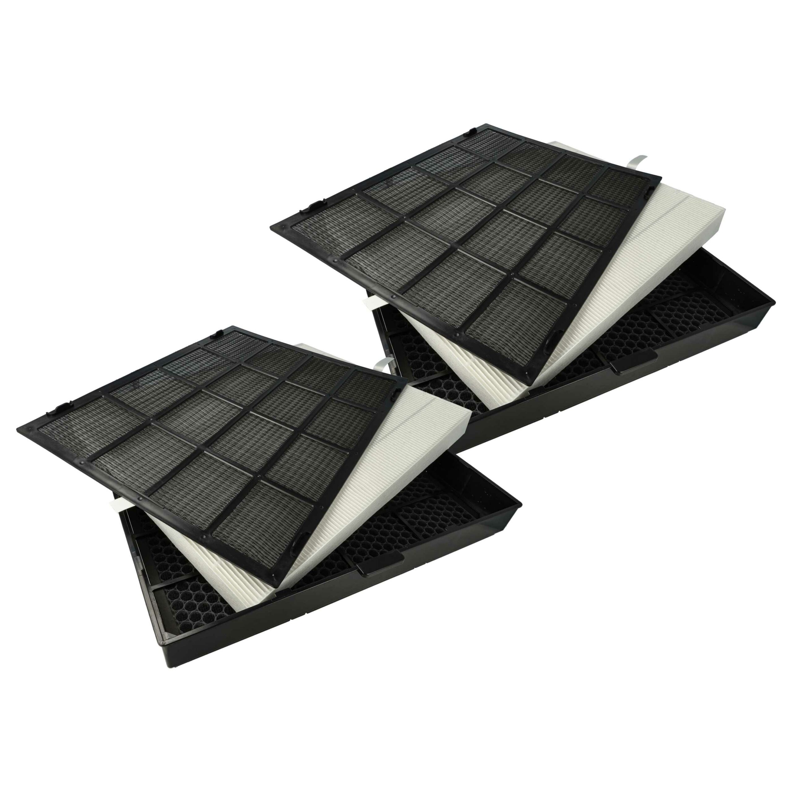 2x Filtro de Substituição para Ideal 8710002 - Pré-filtro + HEPA + Carvão Ativado
