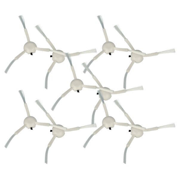 10x Escovas Laterais vhbw para Dreame 2839434, 20020100000446 - Aspirador Robot com 3 Braços, Brancas