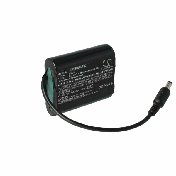 Bateria para Luvas Aquecidas Venture Heat 1122B - 2600 mAh 11.1 V Li-Ion vhbw