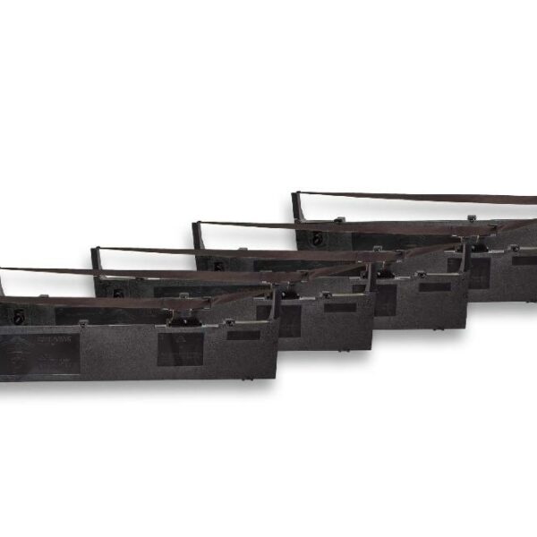 5x Fita de Tinta para Epson FX 2070, FX 2170, LQ 2080, LQ 2180 - Preto