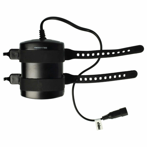 Bateria para Luz de Bicicleta vhbw - 9000 mAh 7.4 V Li-Ion à Prova de Água