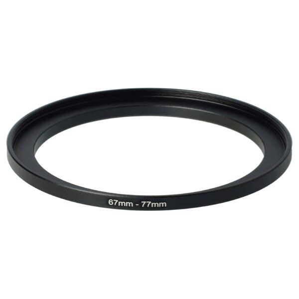 Adaptador Step-Up vhbw de 67 mm para 77 mm para Lentes de Câmara e Filtros