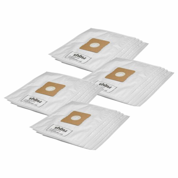 20x Sacos para Aspirador vhbw compatíveis com Dirt Devil 7060001 e Hanseatic - microfibra