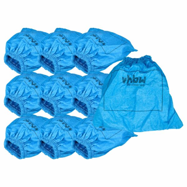 Pack 10x Filtros de Tecido para Aspirador Lidl Parkside PNTS 1250, 1300, 1400, 1500 - vhbw