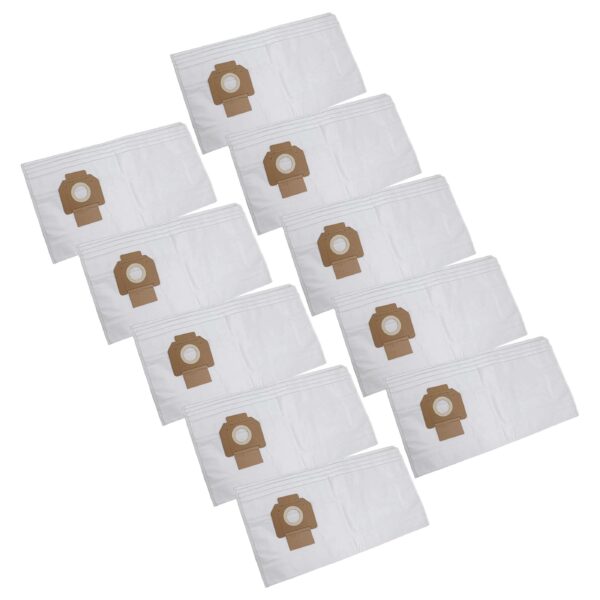 Pack 50 Sacos para Aspirador vhbw compatível com Milwaukee 4932352306, 4932352308 e Bosch - microfleece