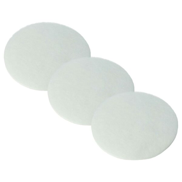 3x Manga de Filtro vhbw para Aspirador Dyson DC19 - Branco