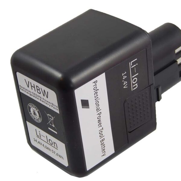 Bateria vhbw para Gesipa 7251045, 7251049 Pistola Rebites Cegos - 4000 mAh, 14.4 V, Li-Ion