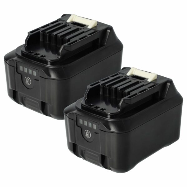 2x Baterias vhbw para Makita 197396-9, 197390-1, 197402, 197394-3 - 5000 mAh, 12 V, Li-Ion