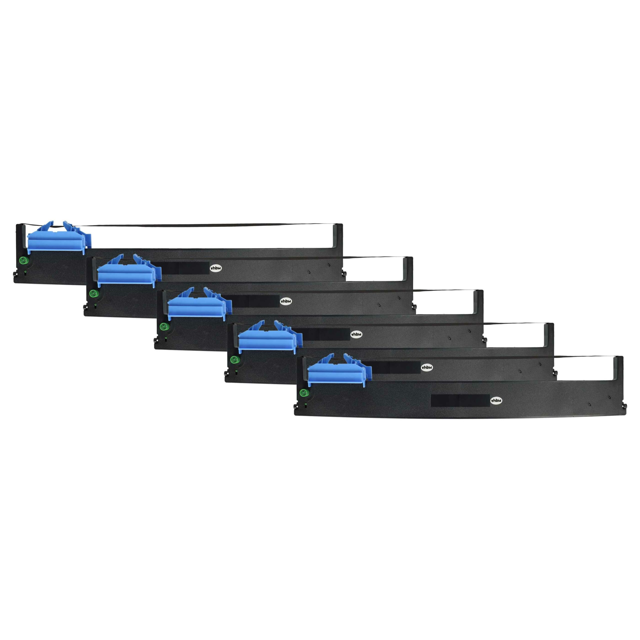 5x Fita Tintada para Impressoras Matriciais Tally 99051 - Preto