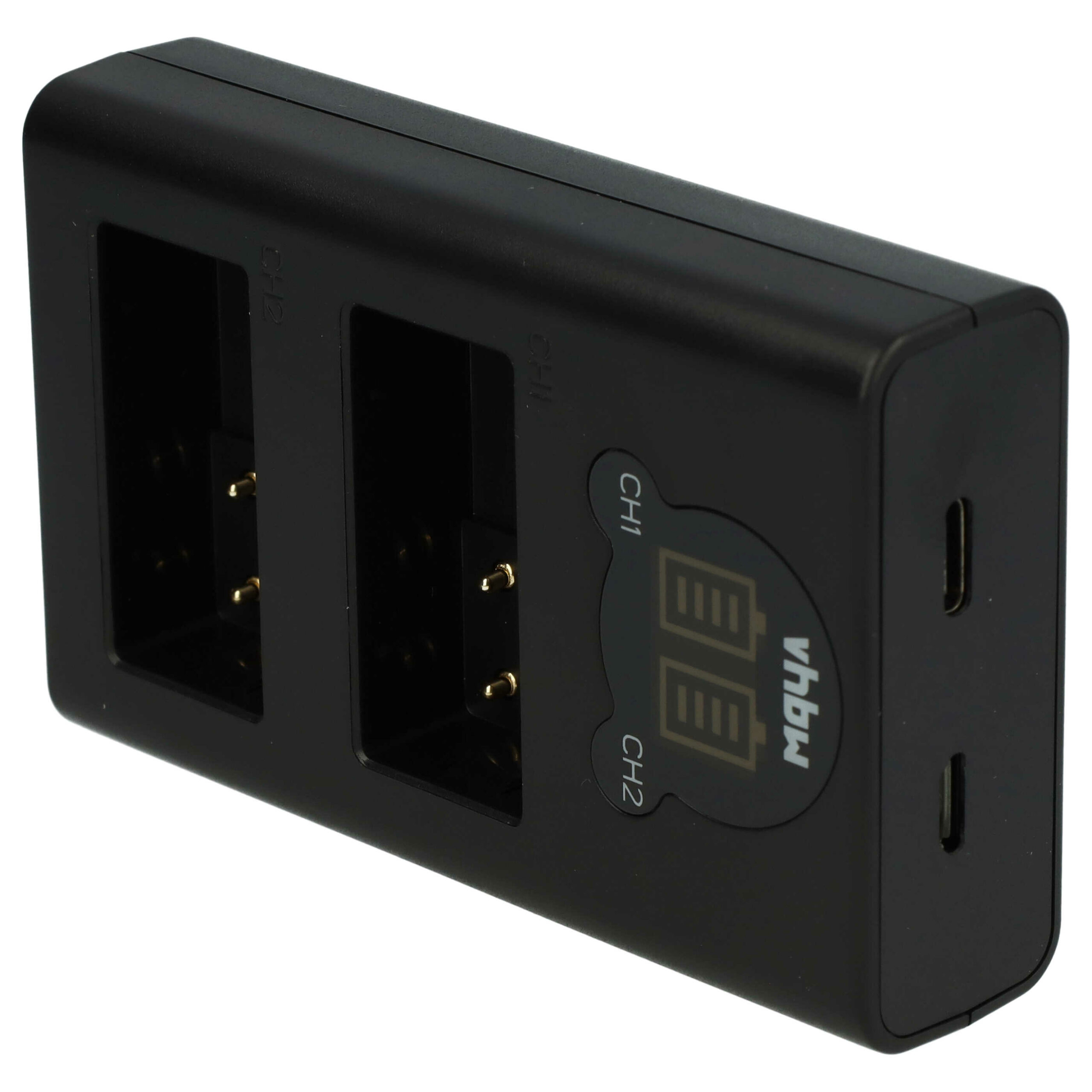 Carregador de Bateria Micro-USB + USB-C vhbw para Câmaras Leica, Panasonic e Sigma - Image 3