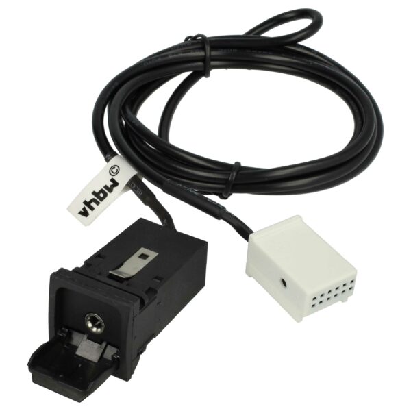 Cabo Adaptador AUX para VW, Audi, Seat, Skoda - Rádios RNS310 - 120cm