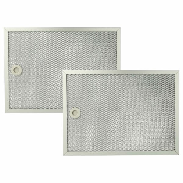 2x Filtro de Gordura em Metal Longa Duração vhbw - Compatível AEG 50240208004, 50232705009, 4055468484