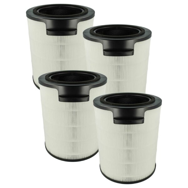 4x Filtro de Carvão Ativado vhbw para Purificador Philips FYM860/30