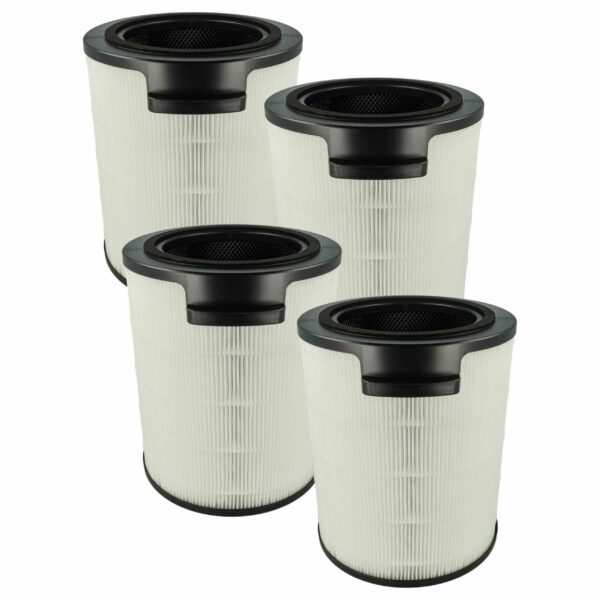 4x Filtro de Carvão Ativado vhbw para Purificador Philips FYM860/30