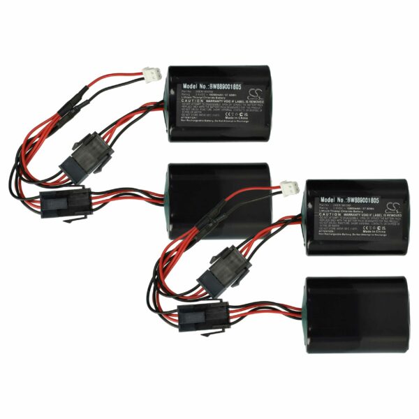 Bateria de Substituição vhbw 2x Li-SOCl2 para Sistemas de Alarme Tyco/DSC/Visonic - 16000 mAh 3.6V