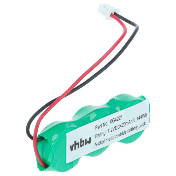 Bateria BIOS para Dell 3R459, 0G4221, 3E158 - 20 mAh 7.2 V NiMH vhbw