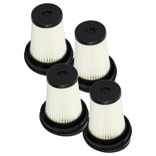 Pack 4x Filtros para Aspirador Grundig 9178008590 vhbw