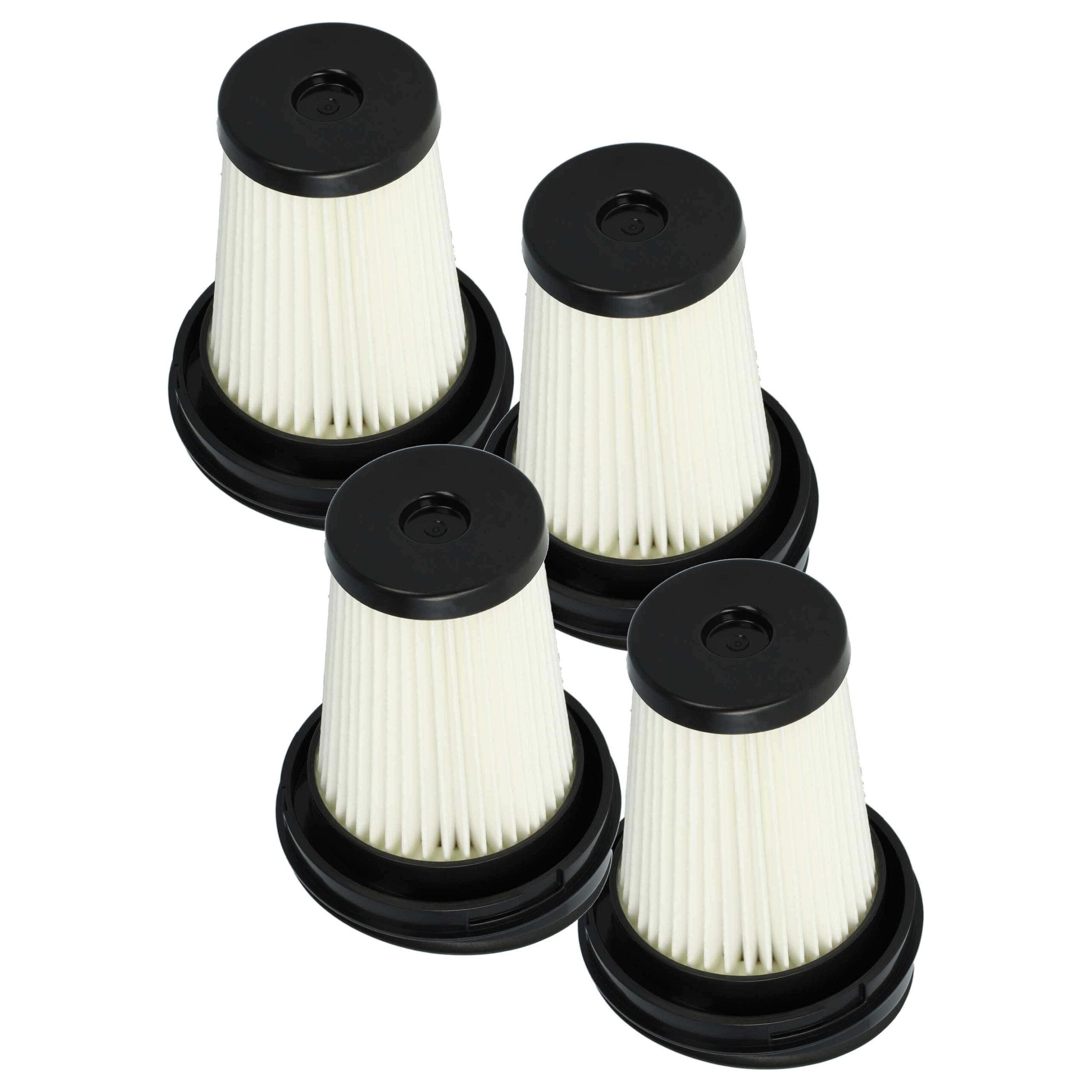 Pack 4x Filtros para Aspirador Grundig 9178008590 vhbw