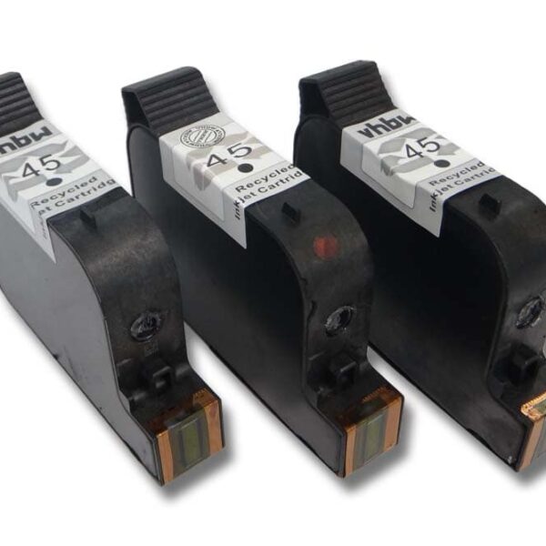 3 Cartuchos de Tinta para Impressora Stielow 1315 - Preto vhbw