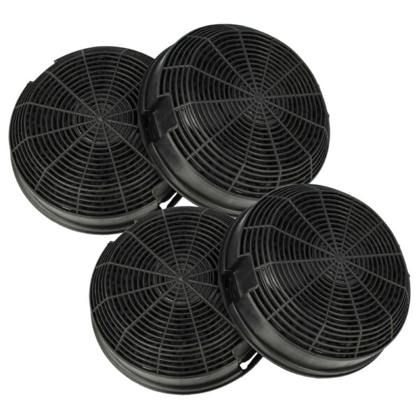 4x Filtro de Carvão Ativado Compatível com AEG 4055046520, 50292969008 para Coifa Privileg - 15,3 cm