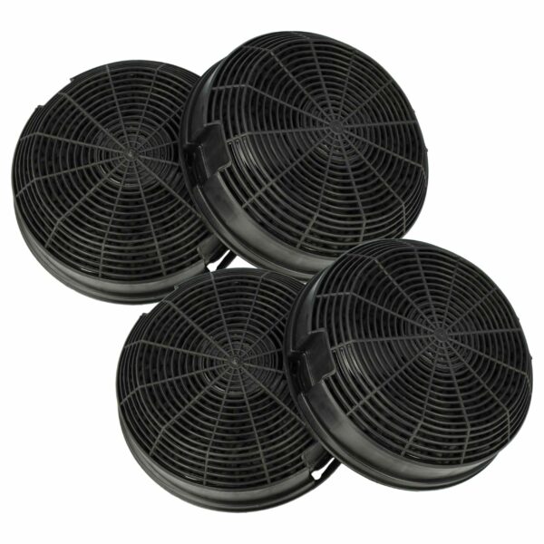 4x Filtro de Carvão Ativado Compatível com AEG 4055046520, 50292969008 para Coifa Privileg - 15,3 cm