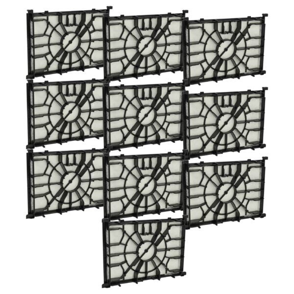 10x Filtro Motor vhbw para Aspiradores Bosch Siemens 577227, 577117, 574727 - 11,2 x 16 cm