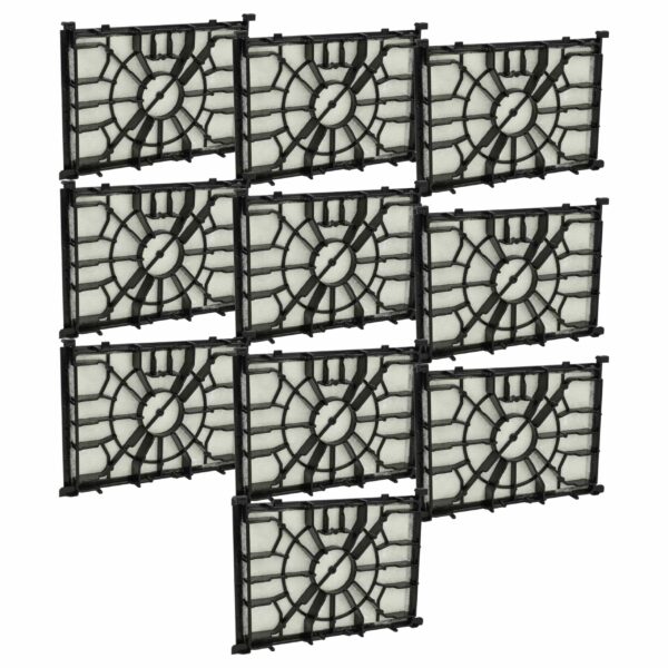 10x Filtro Motor vhbw para Aspiradores Bosch Siemens 577227, 577117, 574727 - 11,2 x 16 cm