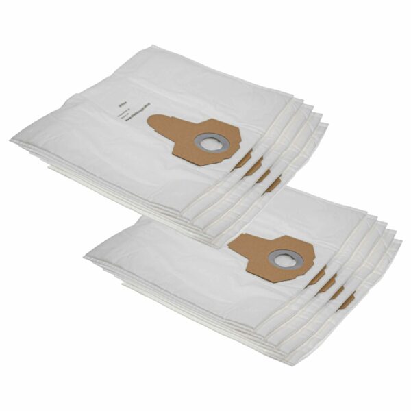 Pack 10x Sacos para Aspirador vhbw compatível com Siemens Typ W e Moulinex - Microfibra