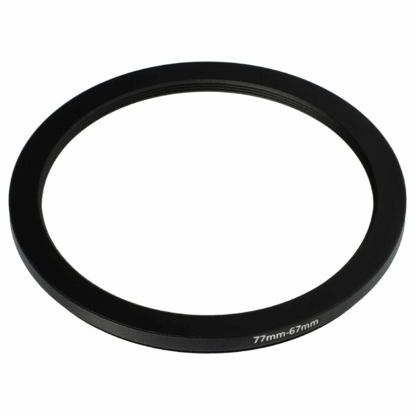 Anel Adaptador Step-Down 77 mm para 67 mm para Objetivas de Câmaras