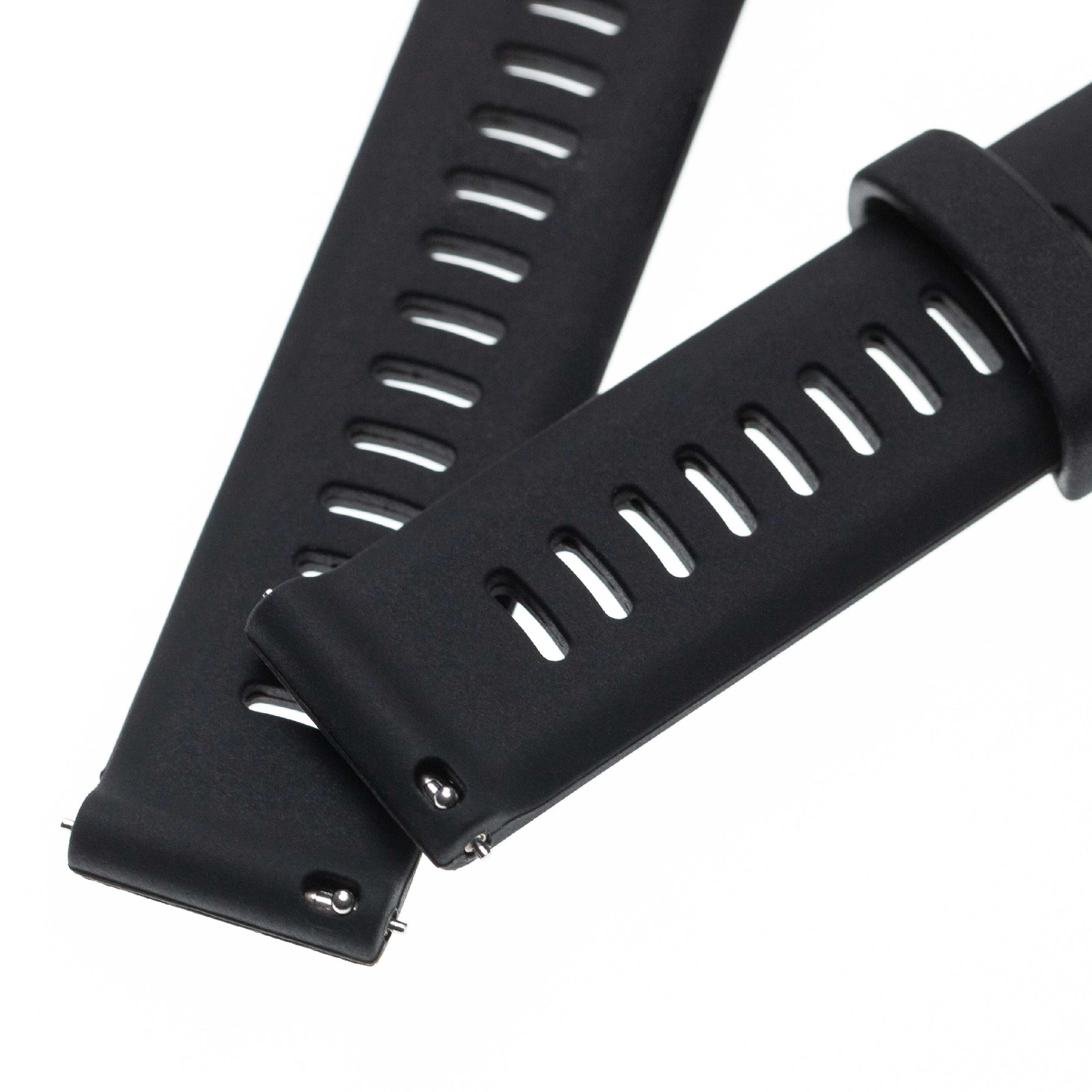 Pulseira em Silicone para Garmin Forerunner Smartwatch - 20 mm, Preto - Image 2