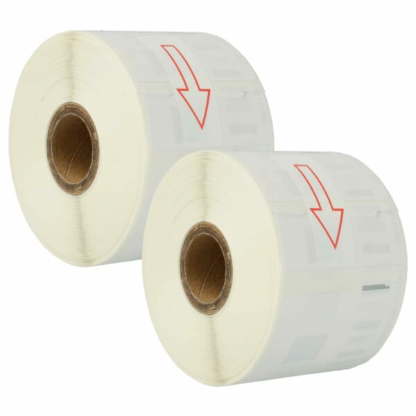 2x Rolo de Etiquetas compatível com Dymo 11354 - 57 mm x 32 mm