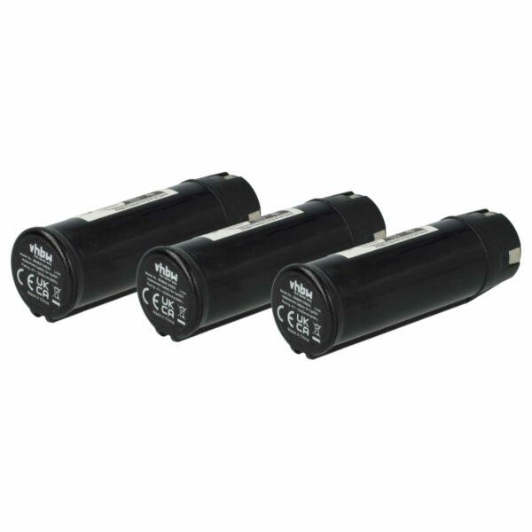 3x Bateria substitui Ryobi AP4001 Ferramentas Elétricas - 2000 mAh, 4 V, Li-Ion