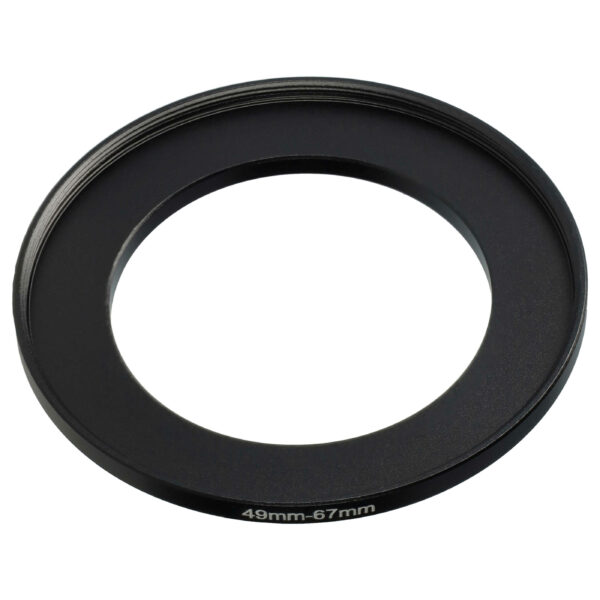 Anel Adaptador Step-Up vhbw de 49 mm para 67 mm para Lentes de Câmara