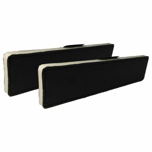 2x Filtro de Carvão Ativado Compatível com Miele 4002515063743 para Coifa - 43 x 10 x 2 cm