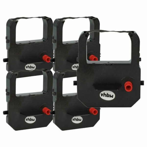 Pack 5x Fita de Tinta compatível com SK-10001 para Impressoras Amano Matricial e Recibos - Preto
