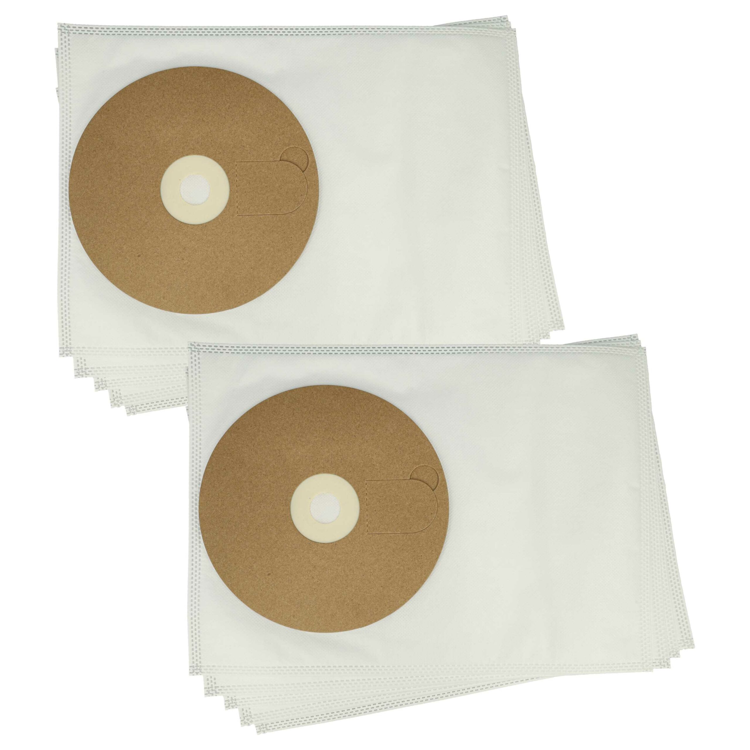 10x Sacos para Aspirador vhbw para Wirbel 895041 (Microfibra, 7 l)