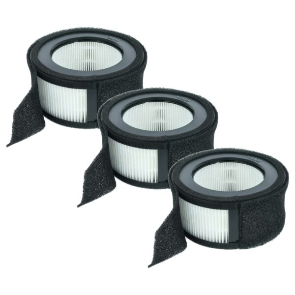 3x Filtro HEPA para Humidificador de Ar Leitz 2415141 - vhbw
