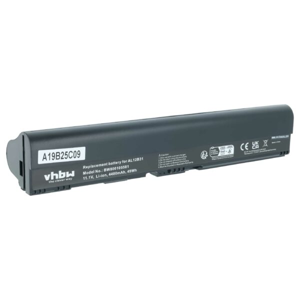 Bateria vhbw para portáteis Acer Aspire / Gateway 4400 mAh 11.1 V