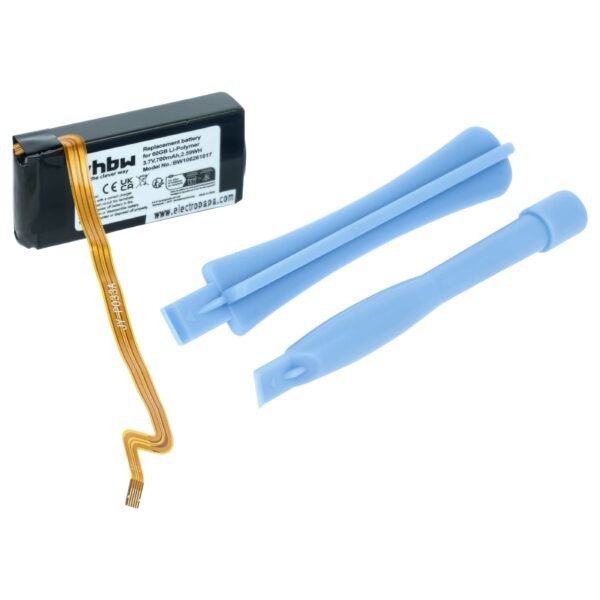 Bateria vhbw 700 mAh 3.7V Li-polymer para Leitores MP3 Apple e Microsoft