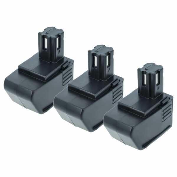 3x Bateria compatível Hilti SPB105, 265605, 334584, 315078, SBP10 - 2100 mAh, 9.6 V, NiMH