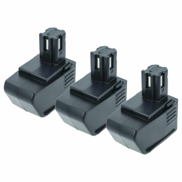 3x Bateria compatível Hilti SPB105, 265605, 334584, 315078, SBP10 - 2100 mAh, 9.6 V, NiMH